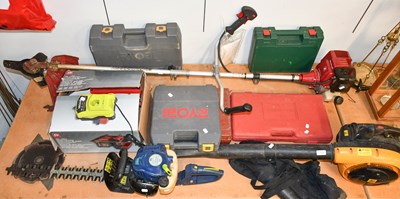 Lot 1394 - Various Tools, such as petrol hedge trimmer,...