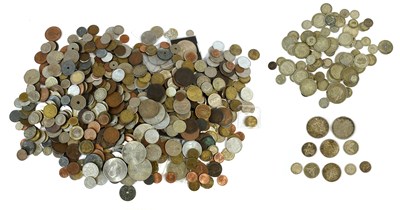 Lot 246 - Assorted British Silver and Foreign Coinage;...