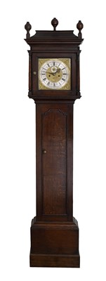 Lot 213 - An Oak Eight Day Longcase Clock, signed Jonas...