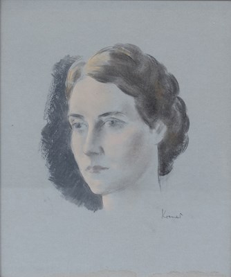 Lot 1040 - Jacob Kramer (1892-1962) Portrait of an...