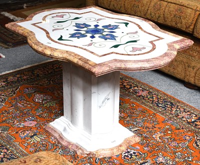 Lot 1426 - A 20th Century Pietra Dura Pedestal Table,...