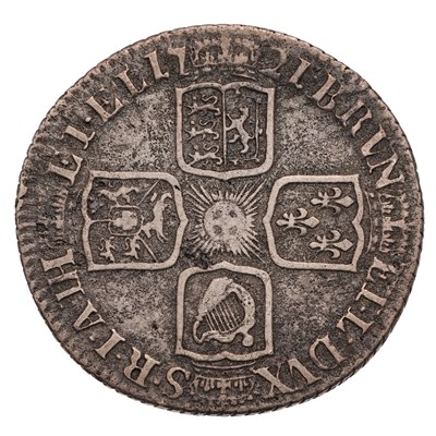 Lot 112 - George I, Shilling 1721, first bust, plain...