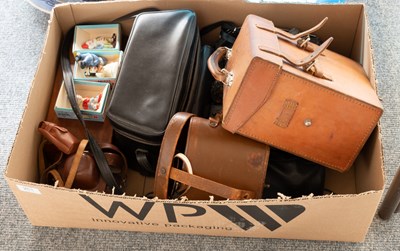 Lot 261 - Collection of Various Cameras, Binoculars,...