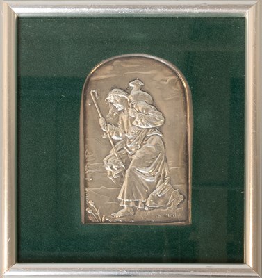 Lot 138 - An Edward VII Silver Plaque, by William Comyns,...