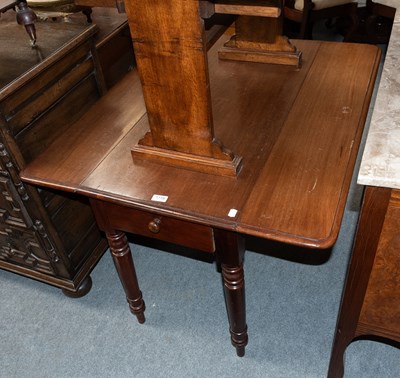 Lot 1319 - A Victorian Mahogany Pembroke Table, 88cm by...
