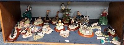Lot 197 - Border Fine Arts, including 'Bluetit family',...
