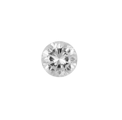 Lot 2011 - A Loose Round Brilliant Cut Diamond, weighing...