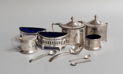 Lot 163 - A Collection of Assorted Condiment-Items,...