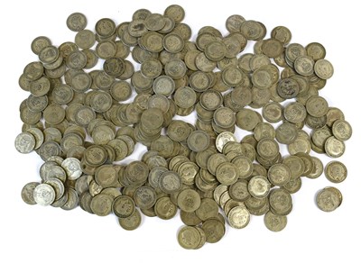 Lot 242 - Mixed British Pre-1947 Shillings, 50% silver,...