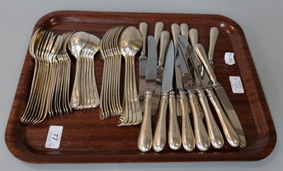 Lot 77 - A Victorian and Elizabeth II Silver...