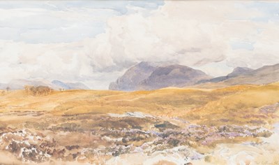 Lot 1026 - Thomas Collier RI (1840-1891) "Mountains at...