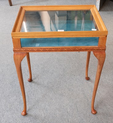 Lot 1276 - A Bespoke Made Oak Bijouterie Table, 59cm by...