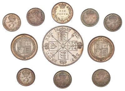 Lot 227 - Assorted High-Grade Victoria Coins, 11 coins...