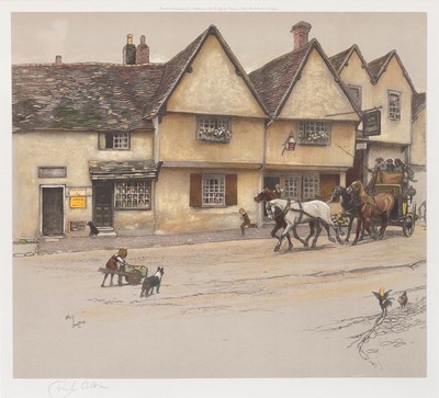 Lot 1025 - After Cecil Aldin (1870-1935) "The George Inn,...