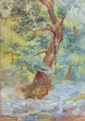 Lot 1039 - Richard E. Nicholson (20th century) Woodland...