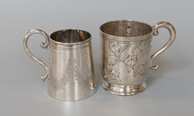 Lot 132 - A Victorian Silver Christening-Mug, by Edward...