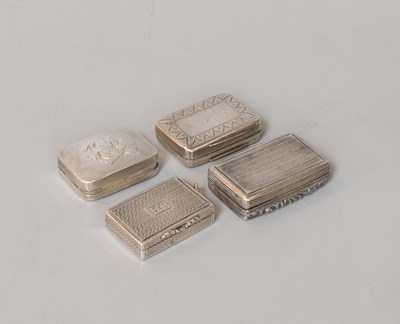 Lot 95 - Four George III or George IV Silver...