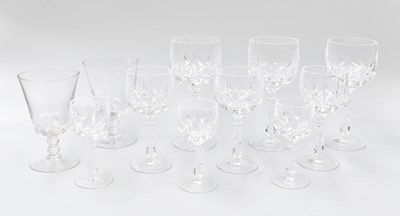 Lot 308 - A Suite of Cut Glass Drinking Glasses,...
