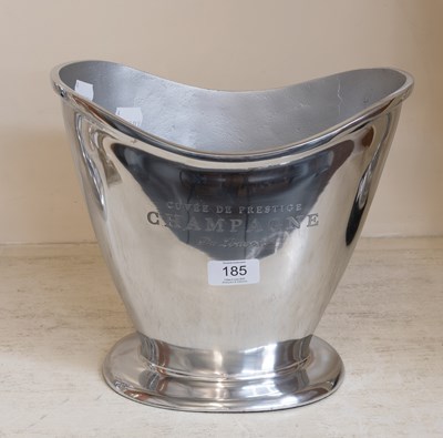 Lot 185 - A White Metal Champagne Bucket