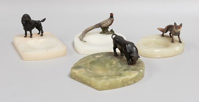 Lot 298 - An Austrian Cold Painted Bronze Model of a Fox...
