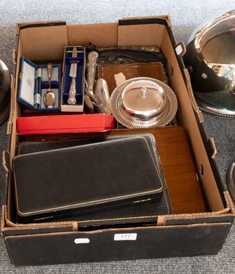 Lot 177 - A Collection of Assorted Silver and Silver...