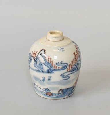 Lot 223 - A Chinese Porcelain Miniature Vase, painted in...