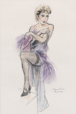 Lot 1035 - Frank Vernon Martin (1921-2005) Portrait of a...