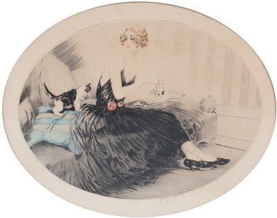 Lot 1044 - Jean Hardy (Early 20th Century) Portrait of a...