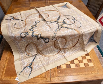 Lot 1000 - Hermès Silk Scarf, Arabia Designed by Rybal,...