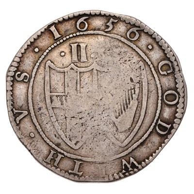 Lot 71 - Commonwealth, Halfcrown 1656, mm. sun on...