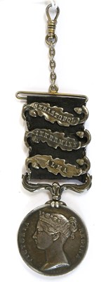 Lot 2 - A Crimea Medal 1854-56, with three clasps ALMA,...