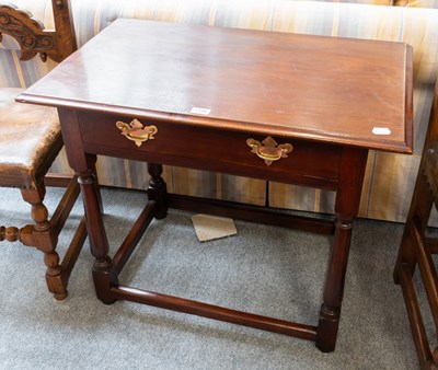 Lot 1199 - A 19th Century Mahogany Side Table, fitted...