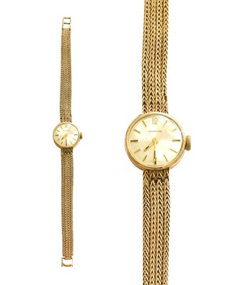 Lot 390 - A Lady's 9 Carat Gold Garrard Wristwatch