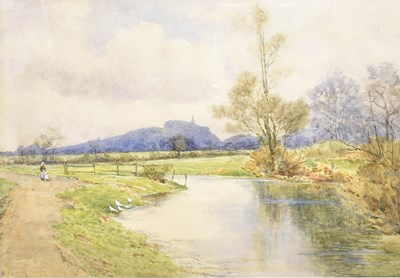 Lot 1057 - R*Murray (19th Century) "On the Tay near Perth"...