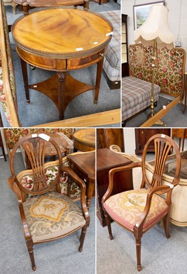 Lot 1218 - A Reproduction Circular Centre Table, with...