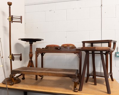 Lot 1259 - A Small Georgian Mahogany Tripod Table, a 19th...