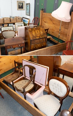 Lot 1268 - A Group of Furniture, Comprising: a 19th...