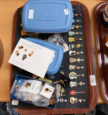 Lot 321 - A Quantity of over 300 Enamel Pin Badges, Hard...