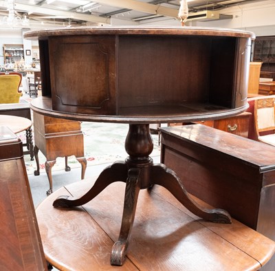 Lot 1299 - A Reproduction Red Leather Inset Mahogany...