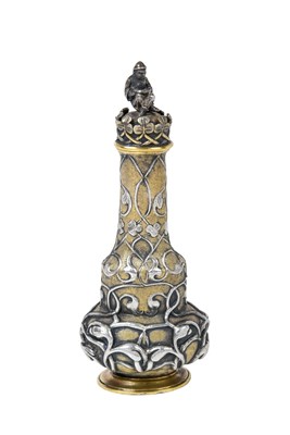 Lot 2518 - A French Parcel-Gilt Silver Scent-Bottle