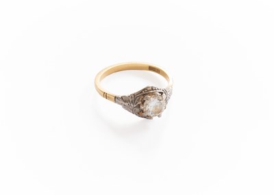 Lot 288 - A Diamond Solitaire Ring, the round brilliant...