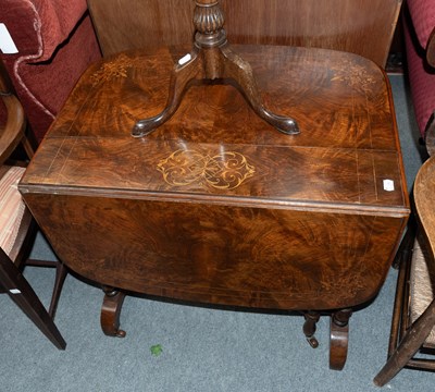 Lot 1361 - A 19th Century Inlaid Walnut Sutherland Table,...