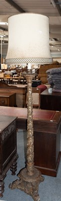 Lot 1371 - A Late 19th Century Foliate Carved Torchere,...
