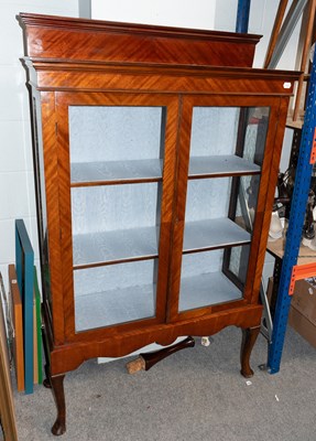Lot 1380 - An Edwardian Mahogany Display Cabinet, 93cm by...