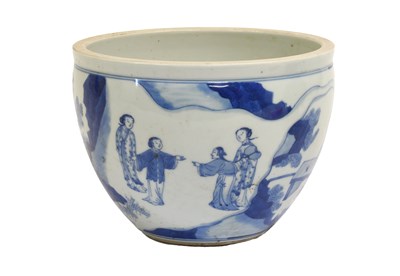 Lot 343 - A Chinese Porcelain Jardiniere, in Kangxi...