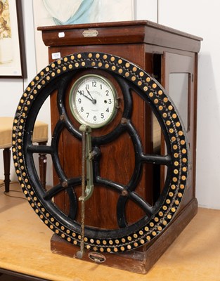 Lot 1232 - An Edwardian Clocking-in Machine