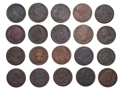 Lot 473 - Assorted 18th Century Evasion Halfpennies, 20...
