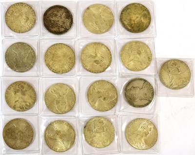 Lot 251 - 17x Maria Theresa Thalers, all 1780 restrikes,...