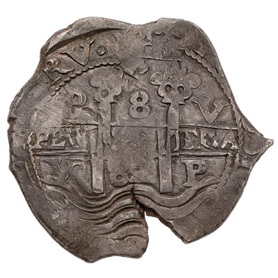 Lot 260 - Spanish Empire, Bolivia, 'Cob' 8 Reales 1682,...