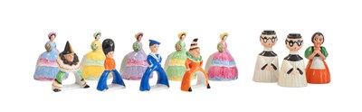 Lot 575 - Four Carlton Ware Novelty Napkin Ring Holders,...